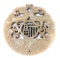 Chinese Hardstone Openwork Plaque, Double Phoenix