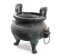 Massive Chinese Bronze Tripod Cauldron