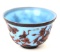Lovely Chinese Peking Glass Bowl, Blue & Red
