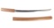 Japanese Wakizashi Sword, Shinto Period, Signed