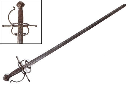 European Swept Hilt Rapier, 17th c.