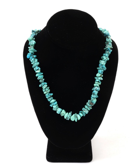 Beautiful Chunky Turquoise Beaded Necklace