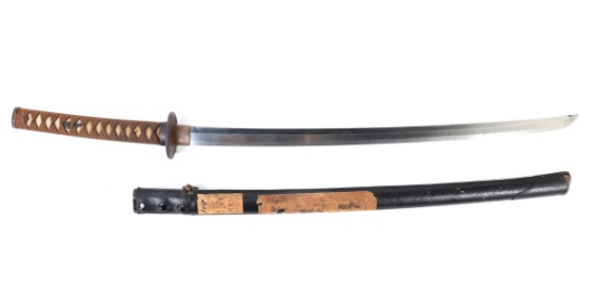 Japanese Katana & WWII Field Mounts, Shin Shinto