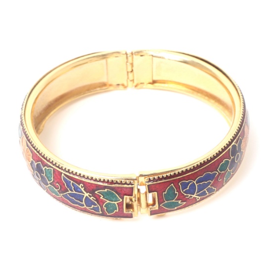 Chinese Cloisonne Enamel Bangle