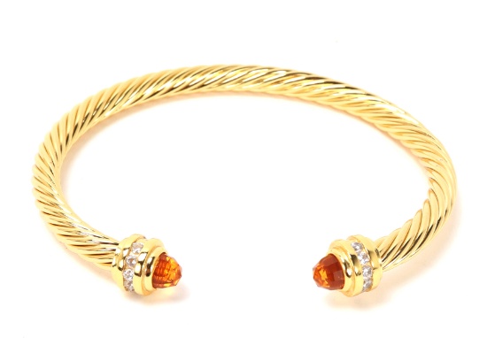 Lovely David Yurman Style Cablespira Bracelet
