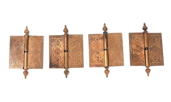Victorian Door Hinges - Set of Four