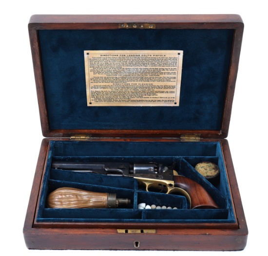 Cased Colt 1849 .31 Cal Pocket Revolver