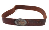 Confederate US Civil War Belt & Buckle Set