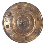 Gilt Brass Buckler Shield, 19th-20th C.