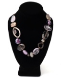 Gorgeous Amethyst & Rock Crystal Necklace