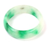 Gorgeous Green Apple & Snow White Chinese Bangle Bracelet