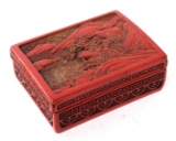 Chinese Imitation Cinnabar Jewelry Box
