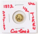 Indian Head 1/2 Penny California Coin