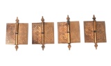 Victorian Door Hinges - Set of Four