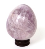 Fine Polished Amethyst Mineral Specimen, Egg Shaped