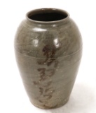 Wonderful Early Korean Ceramic Celadon Incised Jar