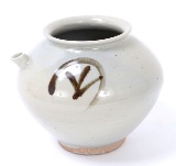 Fine Antique Korean White Glazed Wine Jug