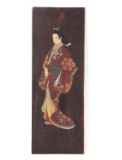 Hand Painted Geisha on Panel