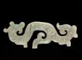 Chinese Hardstone Dragon Loong Yu Bi