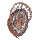 PNG Ceremonial Yam Mask, Avian Face