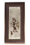 Kenyan Tar Painting, 1970's
