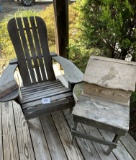 Chair; bread box