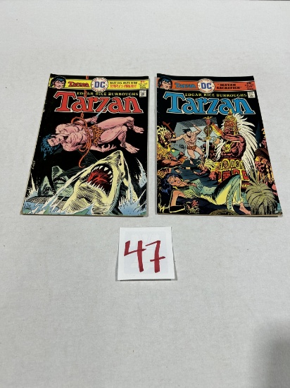 Vintage Comic Books - DC - Tarzan - 25 cents - total of 2