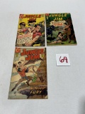 Vintage Comic Books - Charlton Comics - Jungle Jim - 12 cents and 15 cents - total of 3