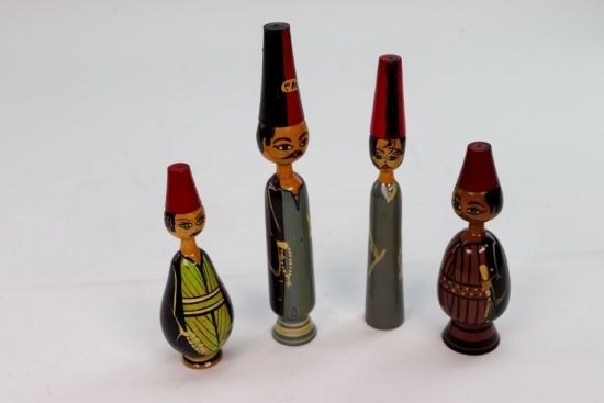 Vintage Egyptian Spindle Dolls