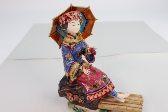 Chinese Shiwan Wucai Porcelain Figurine