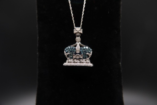 Crown Pendant with Chain