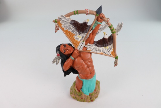 Native America Ceramic Figure