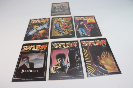 1996 Samurai Comic Books