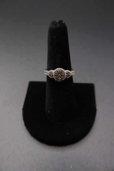 Champane and Diamond Ring