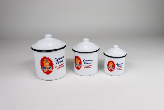 Sunbeam Bread Canisters