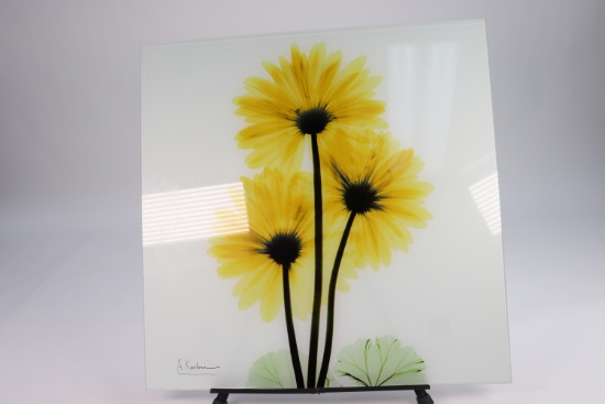 Sunflowers on Glass
