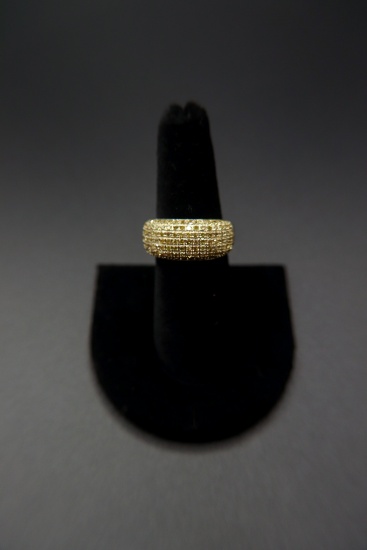 1 CTW Yellow Diamond Ring