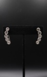 Sterling Silver Climber Earrings