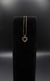 Small Heart Pendant with Chain