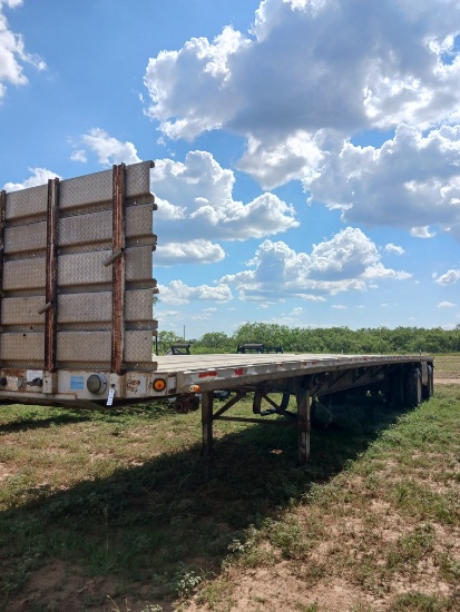 48' FT FONTAINE ALUMINUM FLATBED FLOAT TRAILER