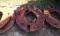 Pair of John Deere 4020 wheel weights