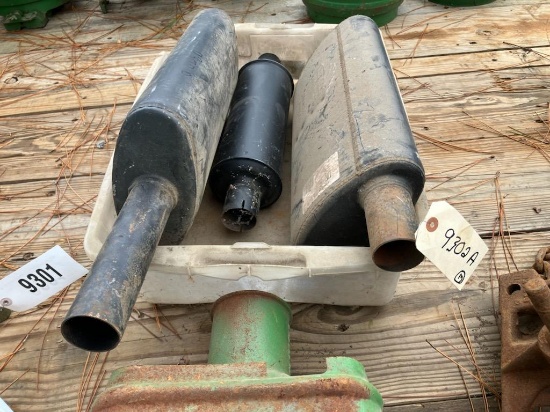 3 New John Deere mufflers