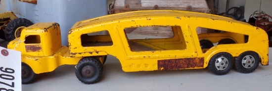 Toy Truck w/car hauler