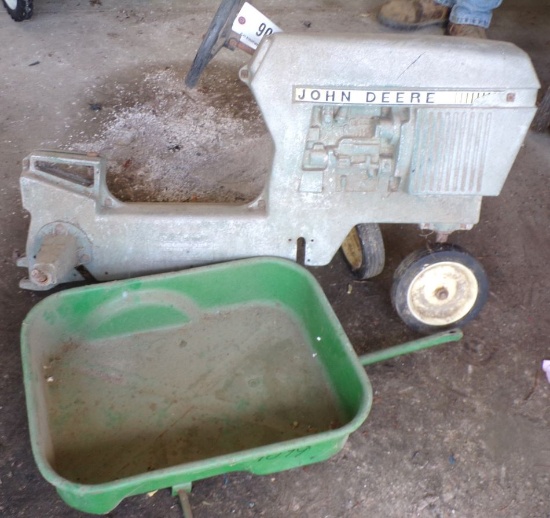 John Deere parts pedal tractor & wagon
