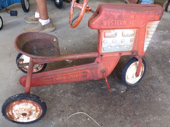 Western Flyer pedal tractor