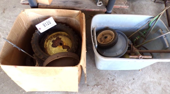 2 Boxes pedal tractor parts