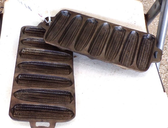 2 - Corn bread iron pans
