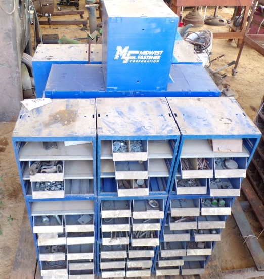 Pile of bolt bins