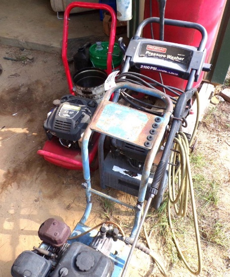 3 Pressure washers