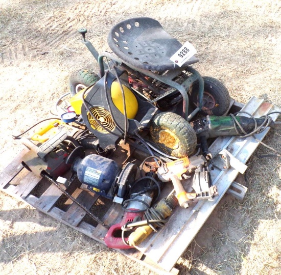 Pallet of misc tools